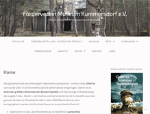 Tablet Screenshot of museum-kummersdorf.de